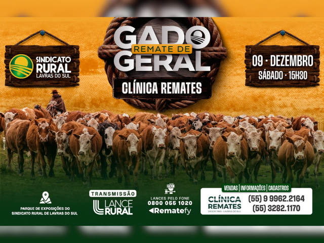 Remate Gado Geral – Clínica Remates 