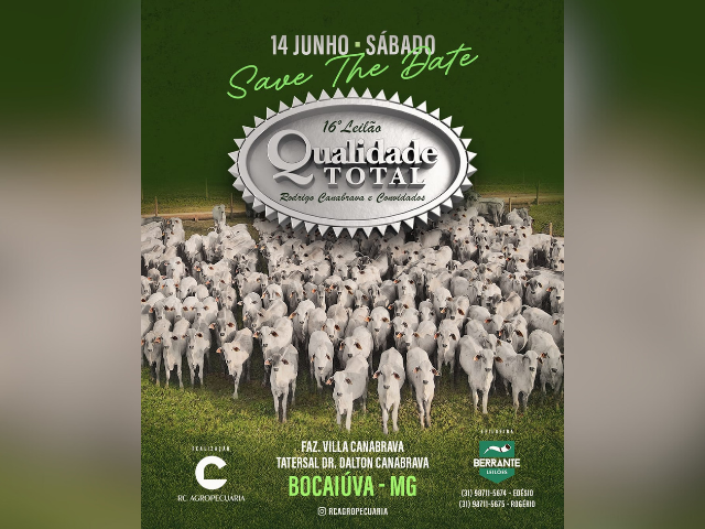 16° Leilão Qualidade Total Rodrigo Canabrava e Convidados