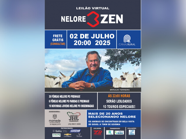 Leilão Virtual Nelore Zen