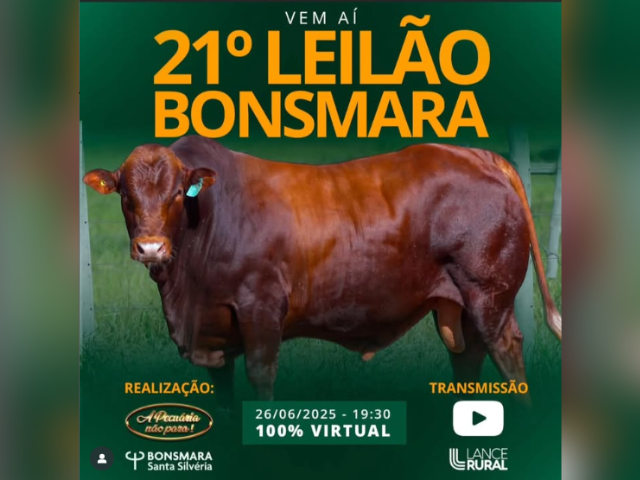 21° Leilão Bonsmara Santa Silvéria