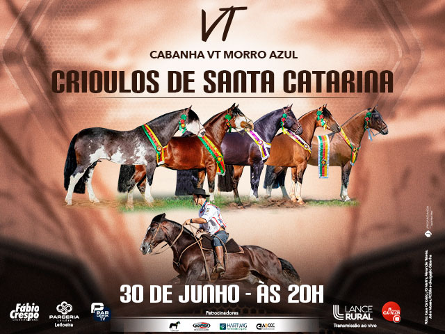 Leilão Cabanha VT Morro Azul – Crioulos de Santa Catarina