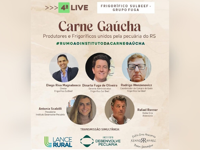 4ª LIVE – Carne Gaucha Produtores e Frigorificos unidos pela pecuária do RS
