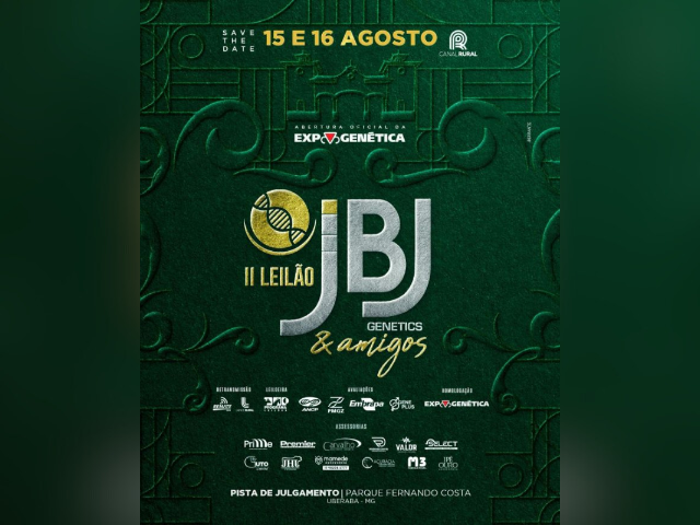 II Leilão JBJ Genétics e Amigos – 2ª Etapa