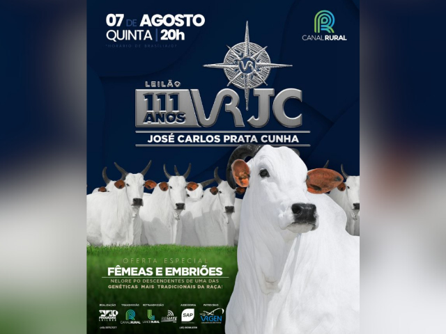Leilão VRJC – 111 Anos
