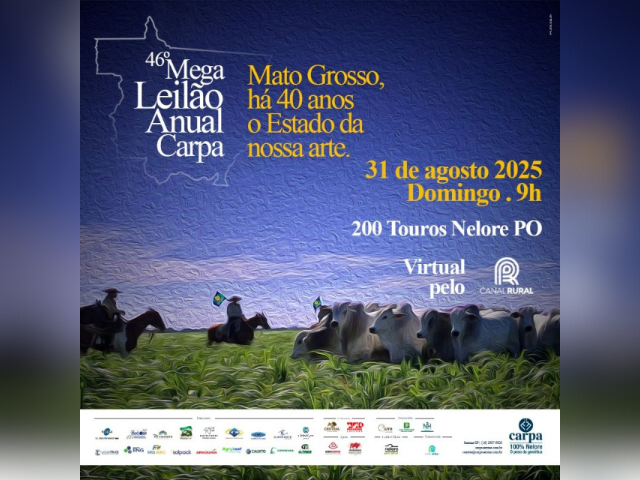 46° Mega Leilão Anual Carpa – 2° Etapa