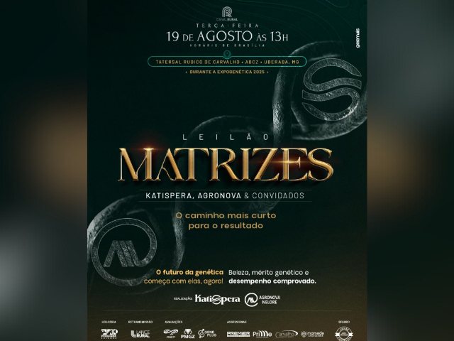 Leilão Matrizes Katispera Agronova e Convidados