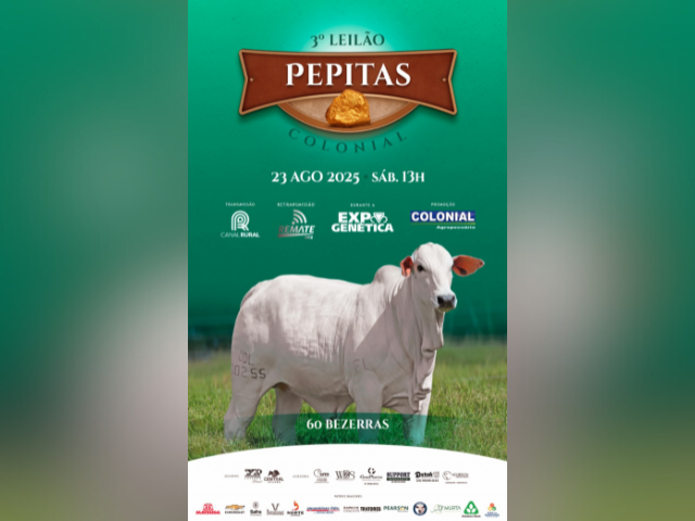 3º Leilão Pepitas Colonial