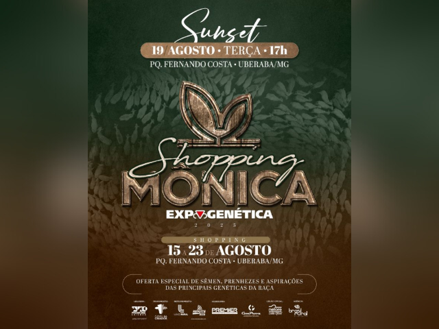 Shopping Mônica Expogenética 2025 – Sunset