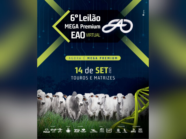6º Leilão Virtual Mega Premium EAO – Touros e Matrizes
