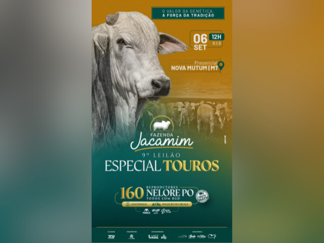 9º Leilão Especial Touros Fazenda Jacamim