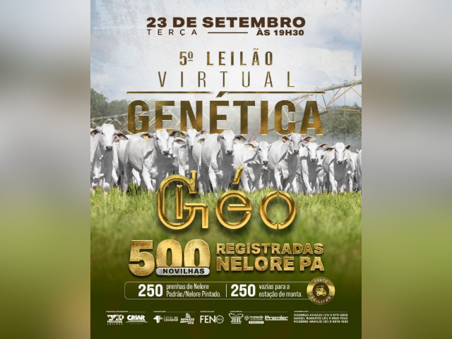 5º Leilão Virtual Genética Géo
