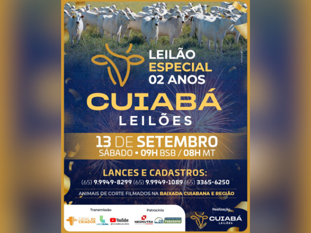 Leilão Especial 2 Anos Cuiabá Leilões