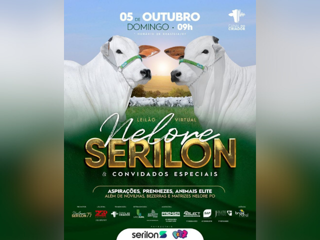 Leilão Virtual Nelore Serilon e Convidados Especiais