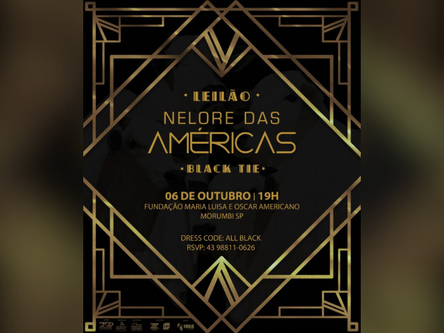 Leilão Nelore Américas Black Tie