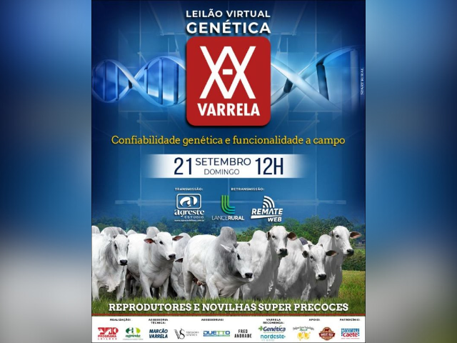 Leilão Virtual Genética Varrela
