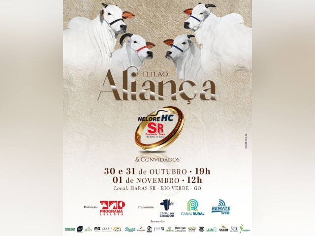 Leilão Aliança Nelore HC SR e Convidados