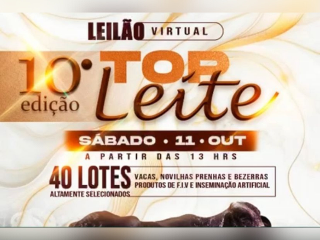 Leilão Virtual Top Leite – 10º Edição