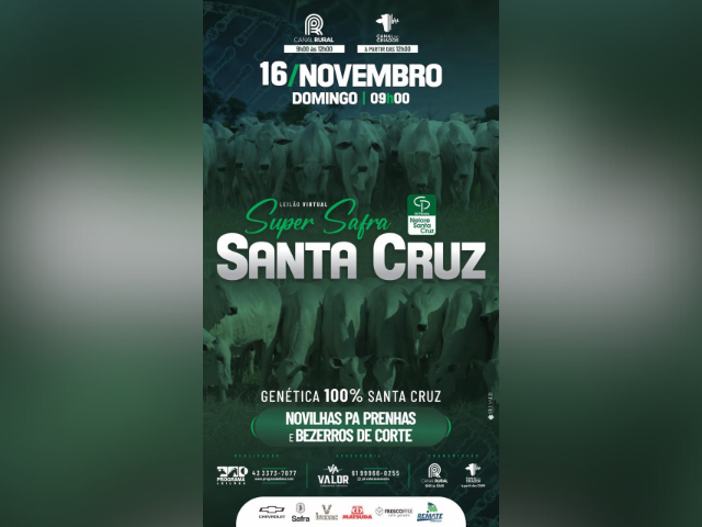 Leilões Virtuais Super Safra Santa Cruz