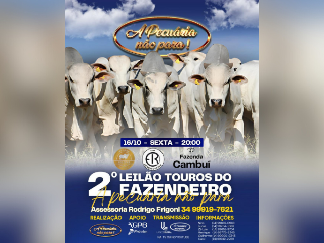 2º Leilão Touros do Fazendeiro
