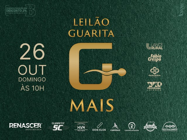 Leilão Guarita Mais