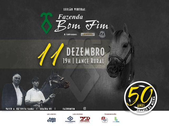 Leilão Virtual Fazenda Bom Fim & Convidados