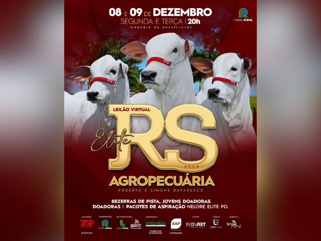 Leilão Virtual Elite RS Agropecuária 2025