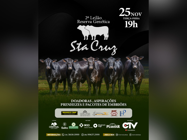 2º Leilão Reserva Genética Santa Cruz