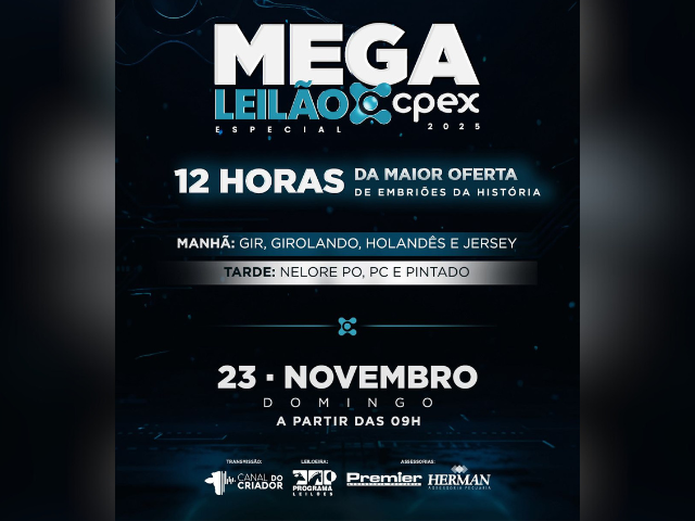 Mega Leilão Especial CPEX 2025