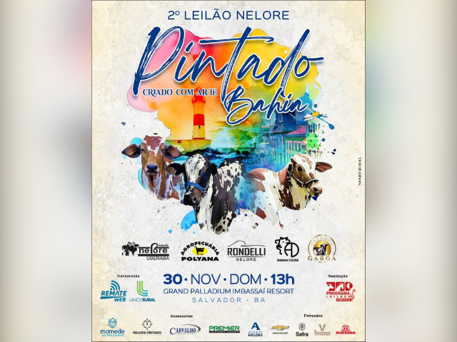 2º Leilão Nelore Pintado Bahia – Criado com Arte