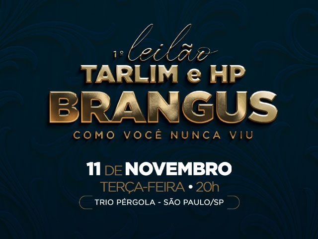 1º Leilão Tarlim e HP Brangus – Como Você Nunca Viu