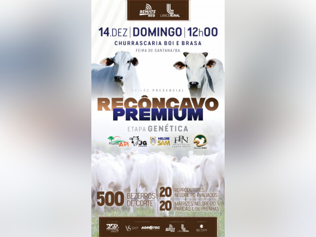 Leilão Recôncavo Premium – Etapa Genética