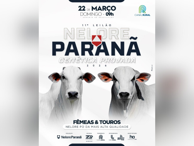 11º Leilão Nelore Paranã Genética Provada