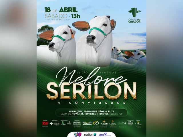 Leilão Virtual Nelore Serilon & Convidados