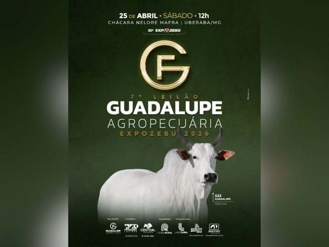 7º Leilão Guadalupe Agropecuária Expozebu 2026