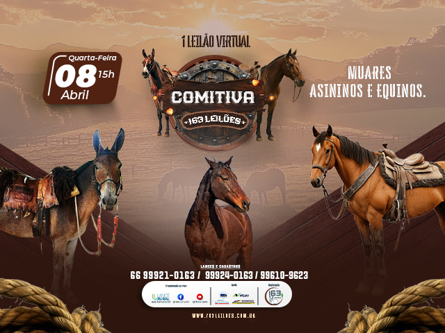 1º Leilão Virtual Comitiva