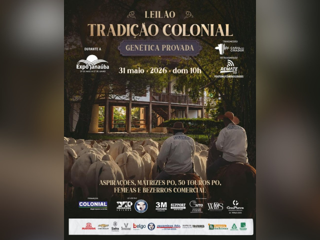 Leilão Tradição Colonial – Genética Provada