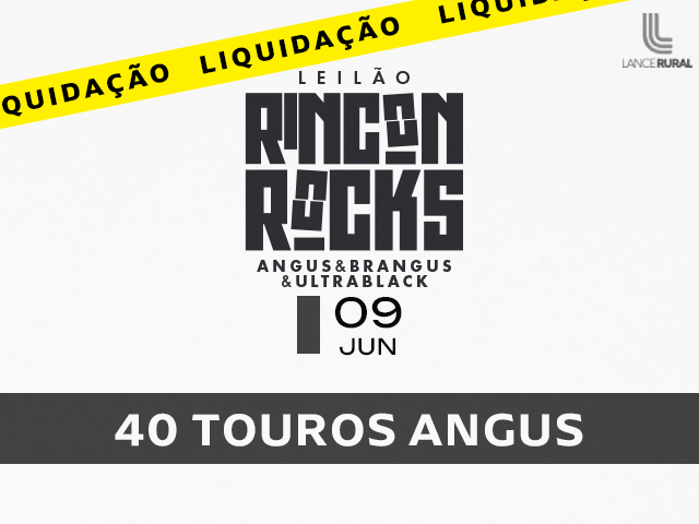 Leilão Rincon Rocks