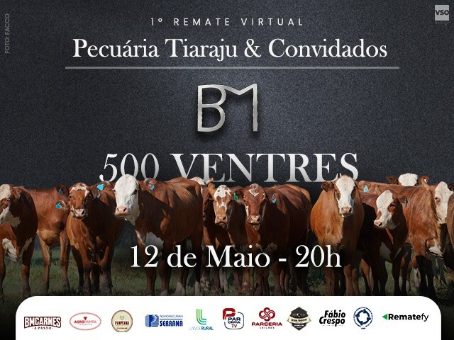 1º Remate Virtual Pecuária Tiaraju & Convidados