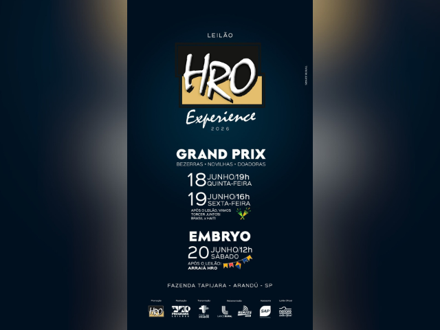 Leilão HRO Experience 2026