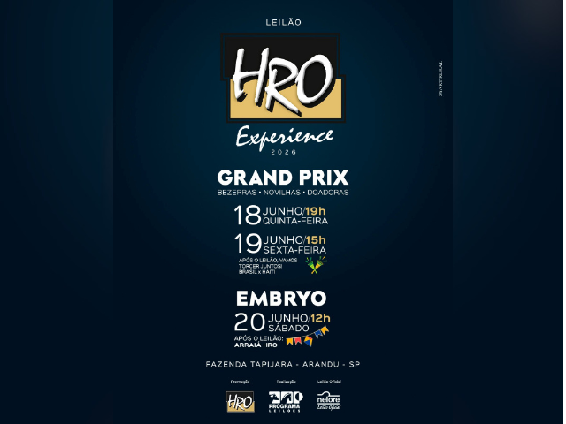 Leilão HRO Experience 2026