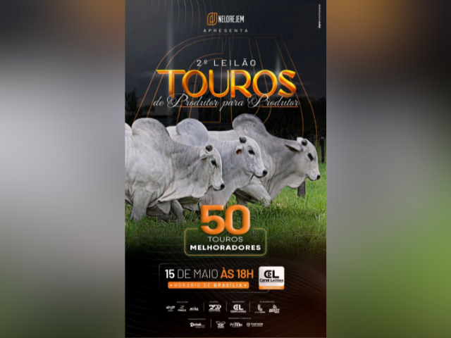 2º Leilão Touros de Produtor para Produtor