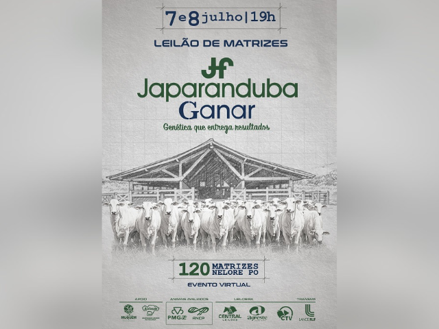Leilão Virtual Matrizes Japaranduba Ganar