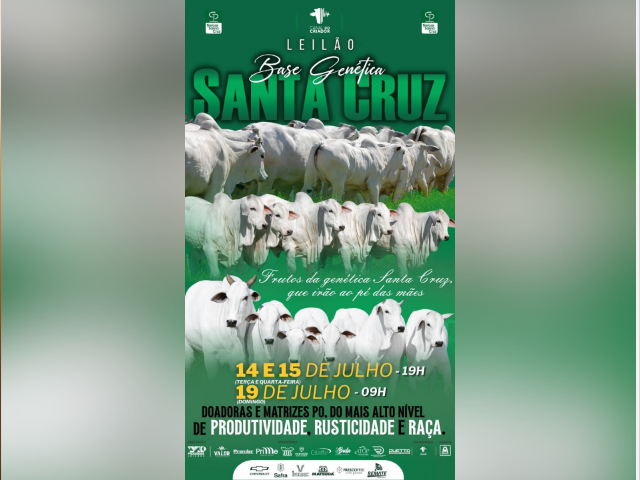 Leilão Base Genética Santa Cruz