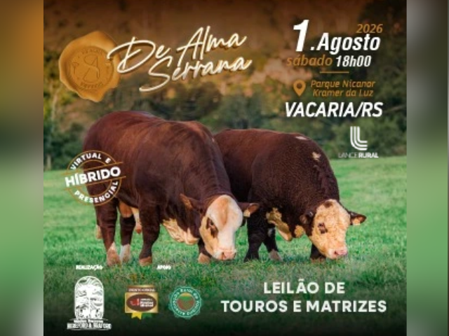 5º Leilão Hereford e Braford – De Alma Serrana