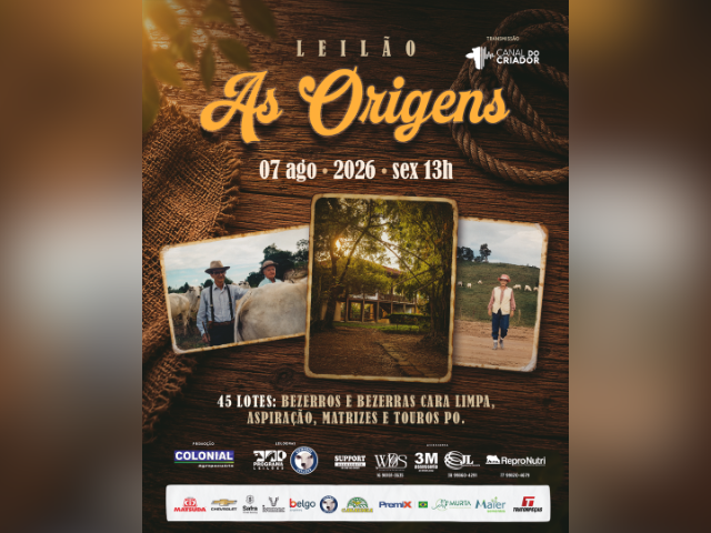 Leilão As Origens – Colonial