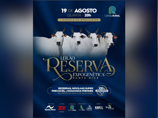 Leilão Reserva Expogenética Santa Nice 2026