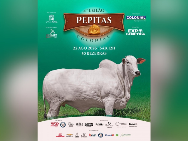 4º Leilão Pepitas Colonial – Expogenética