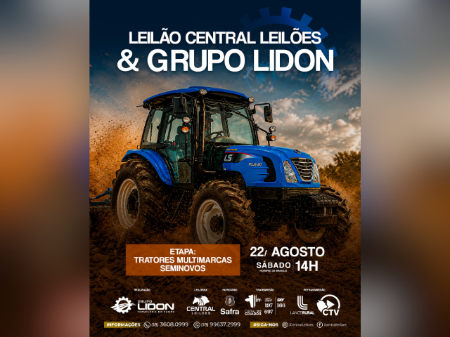 Leilão Central Leilões & Grupo Lidon