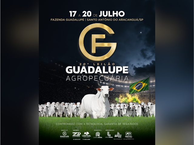 Bora Leilão e apresentação dos animais – 20º Guadalupe Agropecuária