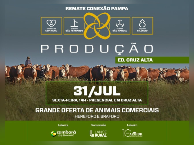 Remate Conexão Pampa Produção – Ed Cruz Alta